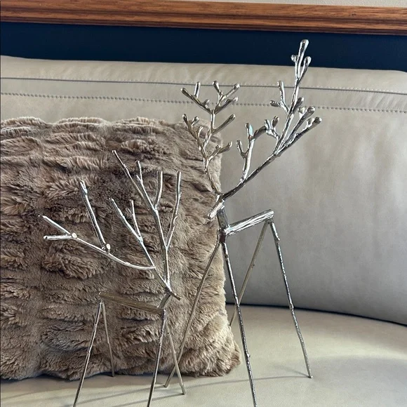 Pottery Barn Silver Stick Reindeer - Picture 3 of 8